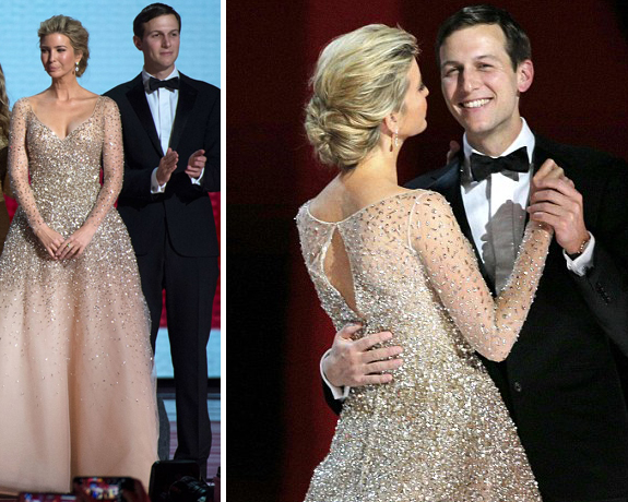 58th Inaugural Ball Fashion Threads Ivanka Trump Inaugural Gown